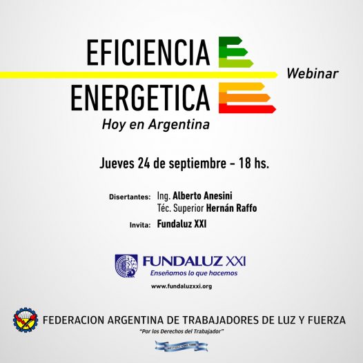 Webinar «Eficiencia Energética hoy en Argentina»